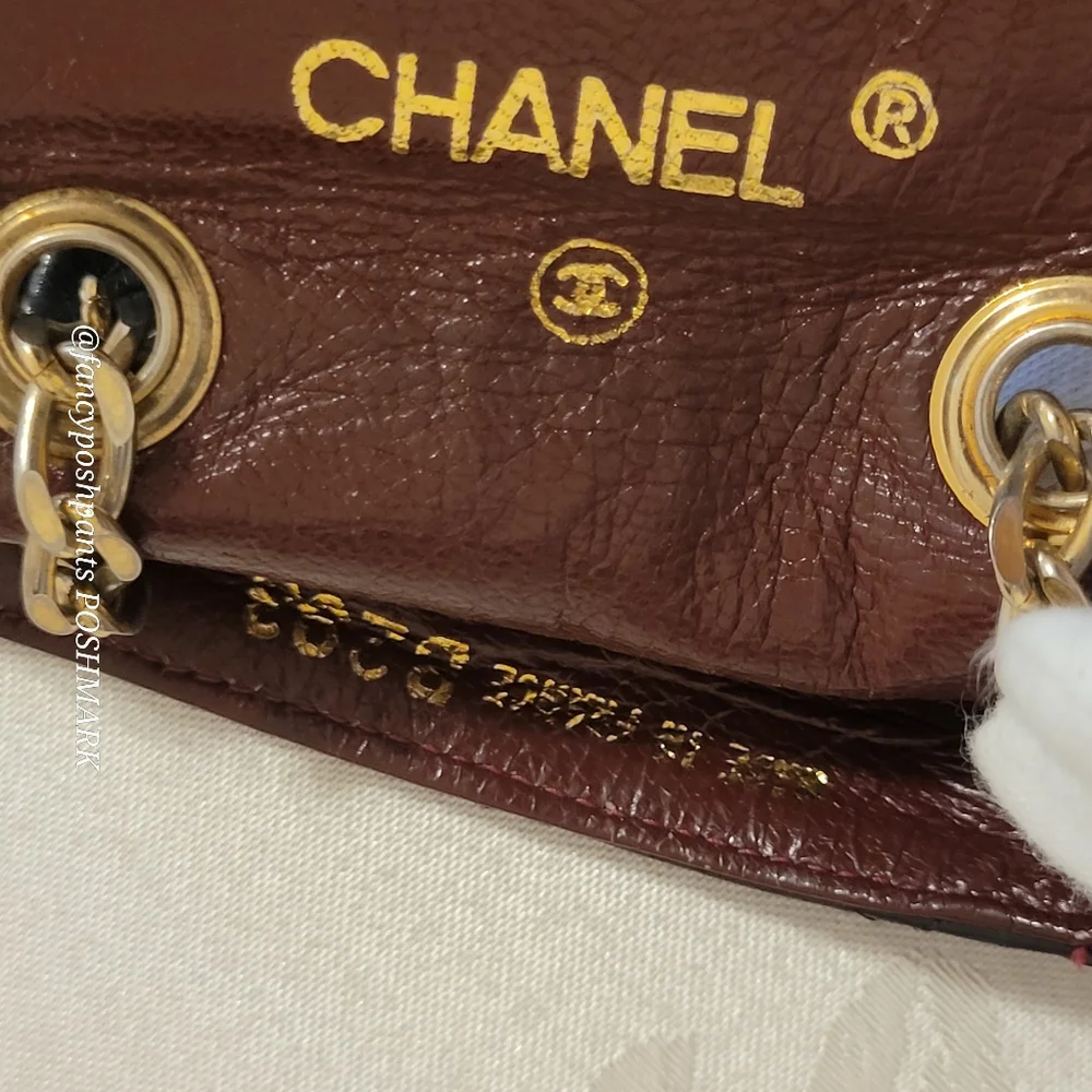 CHANEL lambskin Mini Mini Matelasse Chain Pouch CC vintage made in France luxury - Picture 10 of 17